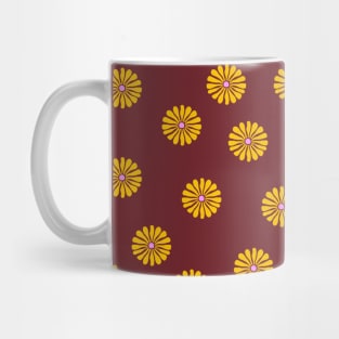 Cute Abstract Flowers Mug